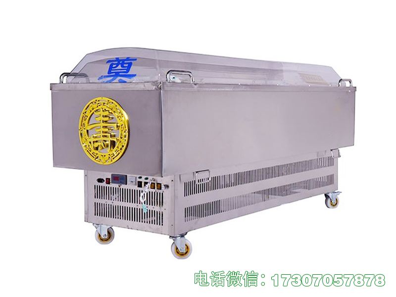 便捷式冰棺主打轻便易携、移动灵活，制冷快速高效，适配户外、家庭、偏远地区遗体临时存放、转运，操作简单，无需复杂安装调试。