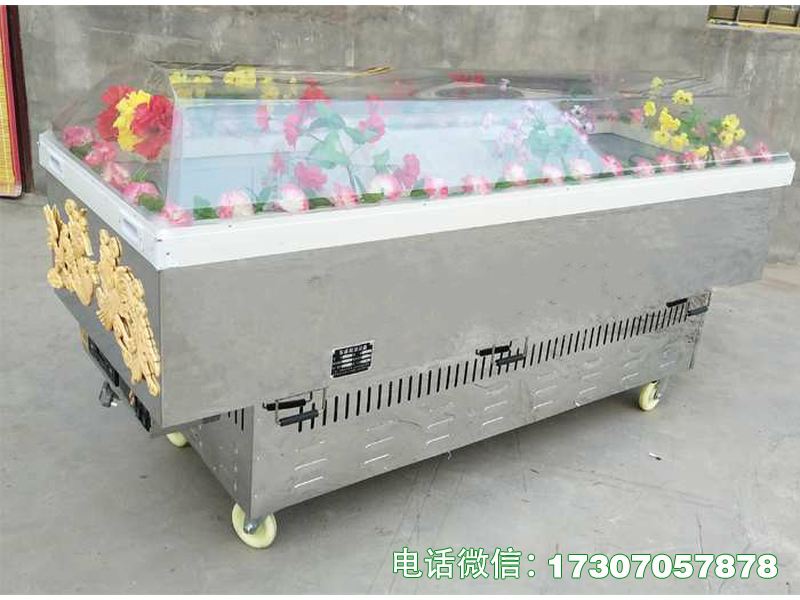不锈钢尸体冰棺专为太平间设计，304不锈钢材质，深低温制冷，密封性极佳，适配尸体长期存放、尸检前保鲜，符合医用标准。