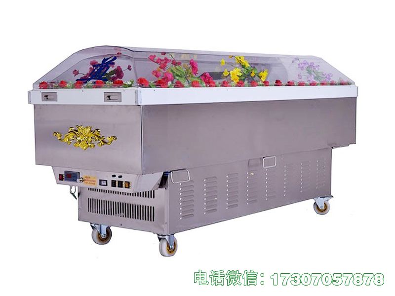尸体冰棺专为太平间设计，制冷强劲、结构耐用，适配尸体短期存放、尸检前保鲜，密封性强无异味，卫生达标，符合医用与殡葬双重标准。