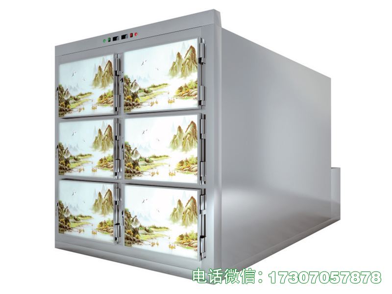 遗体冻尸柜深低温制冷高效，密闭锁温，适配各类殡葬场所遗体长效冻存、防腐保鲜需求。
