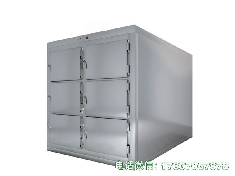 死人冷冻冰柜大容量深低温设计，制冷持久，适配殡仪馆、太平间遗体长期冷冻存放。