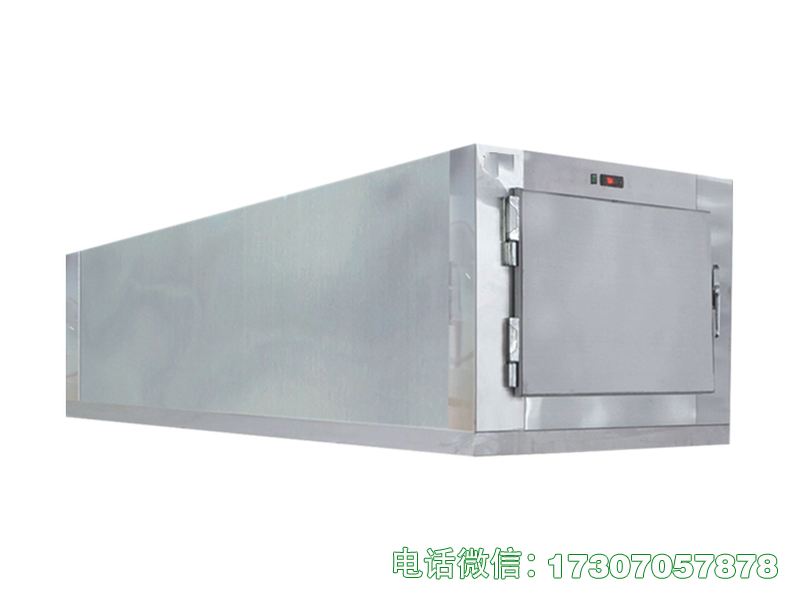 殡仪馆冷冻冰柜针对殡仪馆日常作业定制，大容量设计适配多场景使用，制冷高效稳定，兼具耐用性与密封性，满足殡仪馆遗体接收、中转、长期冷冻全流程存放需求。