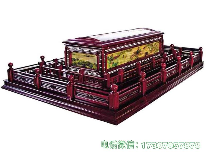 豪华实木告别台是高端殡葬实木遗体告别设备，采用进口高端实木打造，工艺精湛、外观华贵，台面稳固防滑，适配高端殡葬告别场景，兼具仪式感与实用性，运维便捷，符合高端殡葬服务标准。